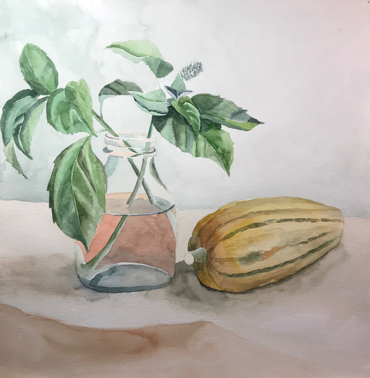 Watercolor painting